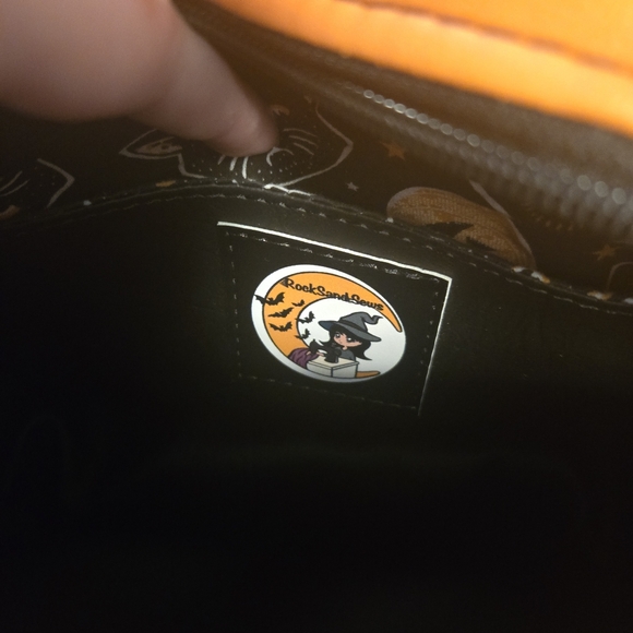 Handmade Pumpkin Jackolantern Halloween Bag ROCKSANDSEWS - Picture 3 of 7